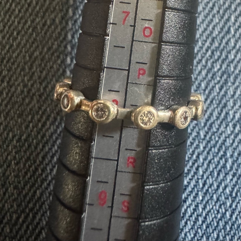Silpada Silver Ring with Clear Stones - Picture 5 of 5